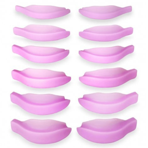 Набор валиков для верхних ресниц от Кати Виноградовой 7 пар, средняя жесткость (лиловый)