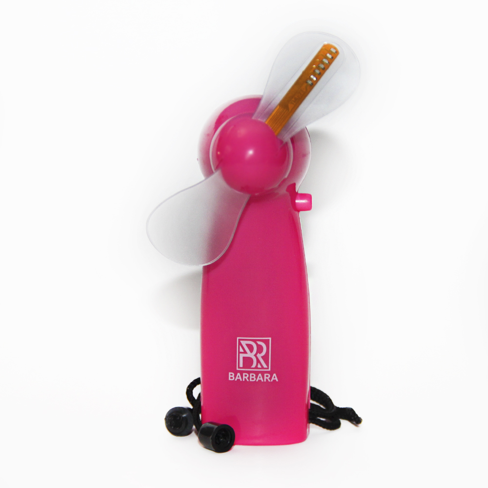 Вентилятор для сушки ресниц розовый